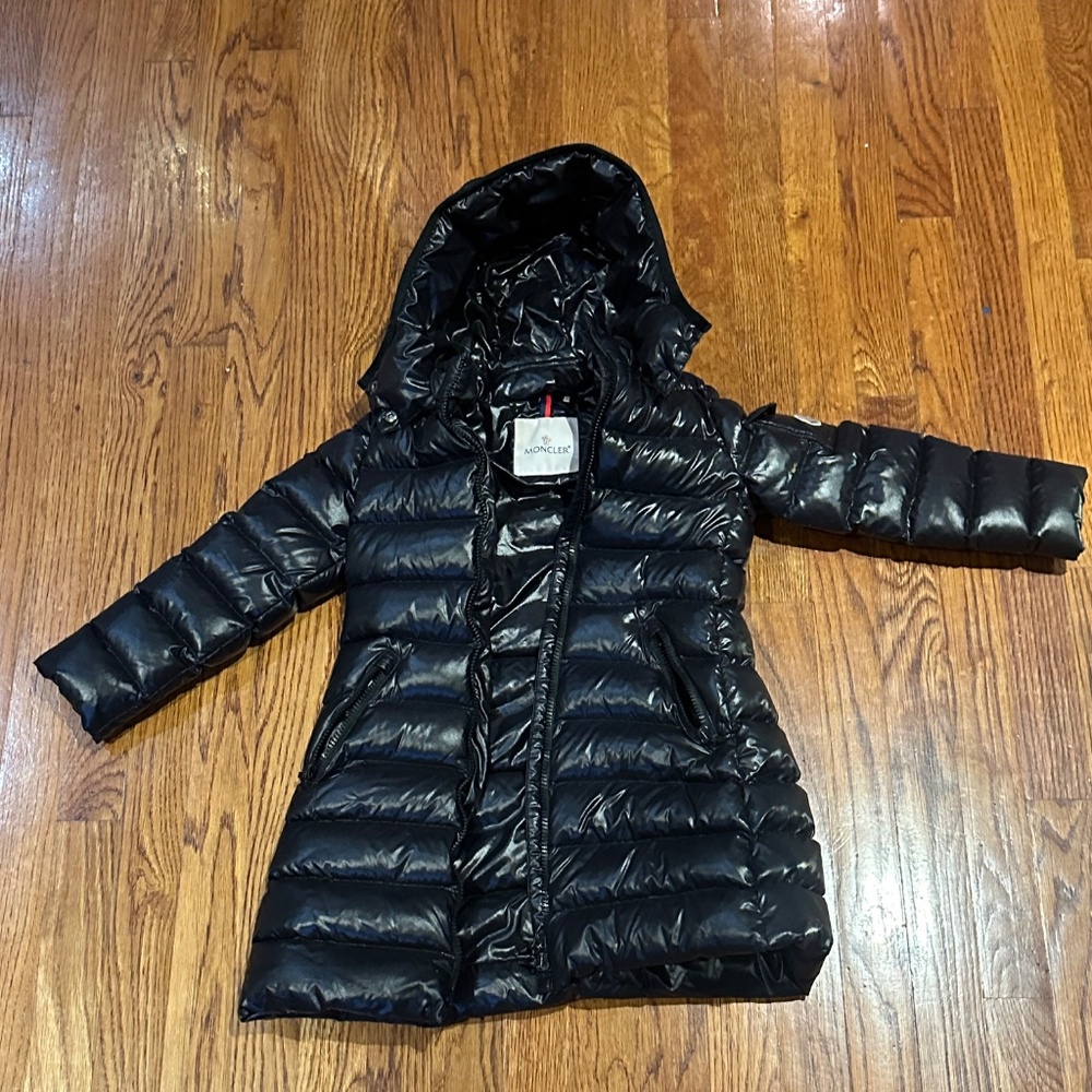 Kids Moncler Black Jacket